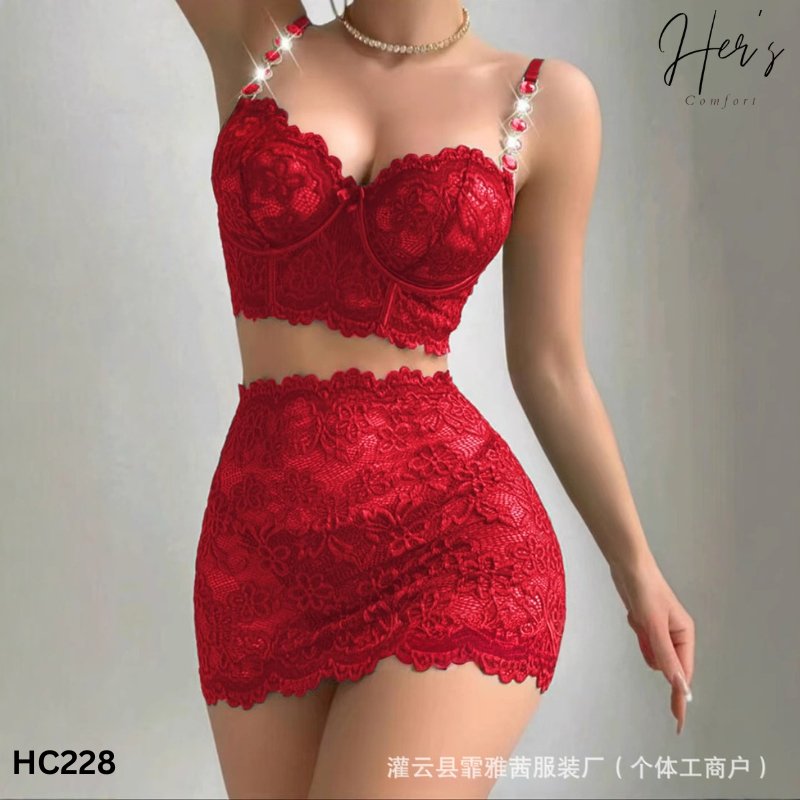 Luxe Bustier & Skirt Ensemble