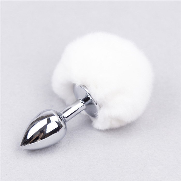 Luxury Bunny Tail Plug with Soft Faux Fur