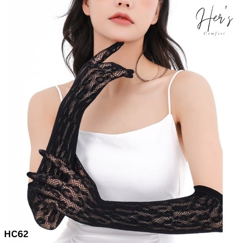 Elegant Bridal Long Lace Gloves
